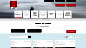 What Blot-immobilier-rennes.fr website looked like in 2020 (3 years ago)