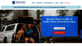 What Bristolwest.com website looked like in 2020 (3 years ago)
