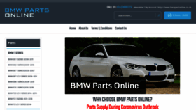 What Bmwpartsonline.co.uk website looked like in 2020 (3 years ago)