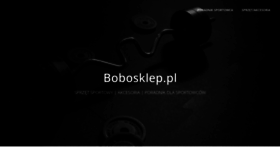 What Bobosklep.pl website looked like in 2020 (3 years ago)