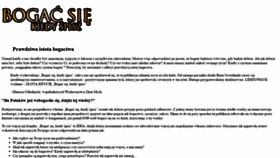 What Bogac-sie.pl website looked like in 2020 (3 years ago)