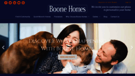 What Boonehomes.net website looked like in 2020 (3 years ago)