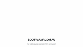 What Bootycamp.com.au website looked like in 2020 (3 years ago)