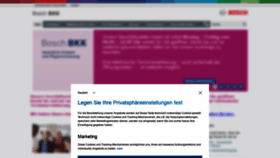 What Bosch-bkk.de website looked like in 2020 (3 years ago)