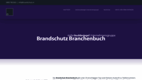 What Brandschutz-gelsenkirchen.de website looked like in 2020 (3 years ago)