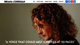 What Brianacorrigan.com website looked like in 2020 (3 years ago)