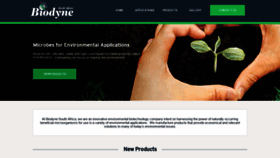 What Biodyne.co.za website looked like in 2020 (3 years ago)