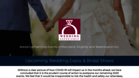 What Bridalshowcase.com website looked like in 2020 (3 years ago)
