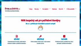 What Brouzdaliste.cz website looked like in 2020 (3 years ago)