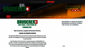 What Bruderer.co.uk website looked like in 2020 (3 years ago)