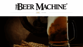 What Beermachine.com website looked like in 2020 (3 years ago)