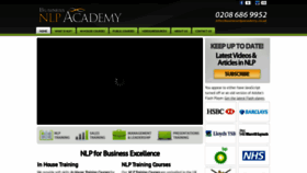 What Businessnlpacademy.co.uk website looked like in 2020 (3 years ago)