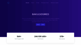 What Bakulsosmed.co.id website looked like in 2020 (3 years ago)