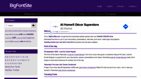 What Bigfontsite.com website looked like in 2020 (3 years ago)