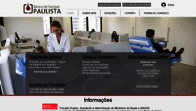 What Bancodesanguepaulista.com.br website looked like in 2020 (3 years ago)