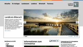 What Biberach.de website looked like in 2020 (3 years ago)