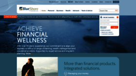 What Blueshorefinancial.com website looked like in 2020 (3 years ago)