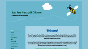 What Busybeespreschool.org website looked like in 2020 (3 years ago)