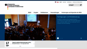 What Bkge.de website looked like in 2020 (3 years ago)