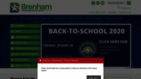 What Brenhamisd.net website looked like in 2020 (3 years ago)