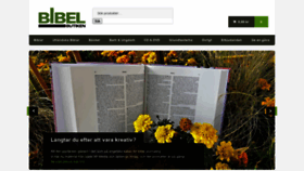 What Bibelbutiken.se website looked like in 2020 (3 years ago)