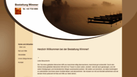 What Bestattung-wimmer.at website looked like in 2020 (3 years ago)