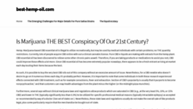 What Best-hemp-oil.com website looked like in 2020 (3 years ago)