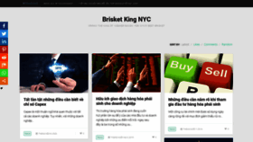 What Brisketkingnyc.com website looked like in 2020 (3 years ago)