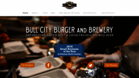 What Bullcityburgerandbrewery.com website looked like in 2020 (3 years ago)