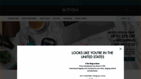 What Biotherm.ca website looked like in 2020 (3 years ago)
