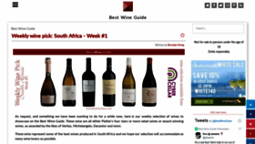 What Bestwineguide.net website looked like in 2020 (3 years ago)