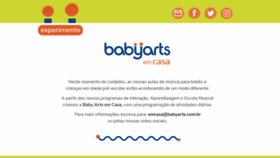 What Babyarts.com.br website looked like in 2020 (3 years ago)