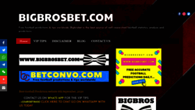 What Bigbrosbet.com website looked like in 2020 (3 years ago)