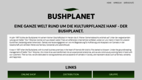 What Bushplanet.com website looked like in 2020 (3 years ago)