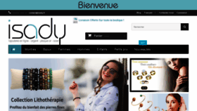 What Bijoux-isady.fr website looked like in 2020 (3 years ago)