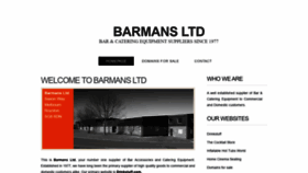 What Barmans.ltd.uk website looked like in 2020 (3 years ago)