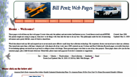 What Billpentz.com website looked like in 2020 (3 years ago)