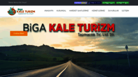 What Bigakaleturizm.com website looked like in 2020 (3 years ago)