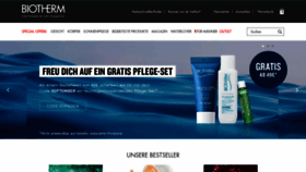 What Biotherm.de website looked like in 2020 (3 years ago)