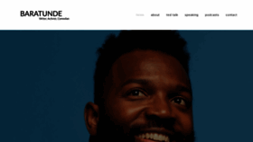What Baratunde.com website looked like in 2020 (3 years ago)