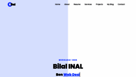 What Bilalinal.com website looked like in 2020 (3 years ago)