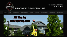 What Broomfieldsoccerclub.org website looked like in 2020 (3 years ago)