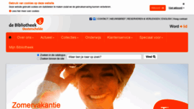What Bibliotheekoosterschelde.nl website looked like in 2020 (3 years ago)