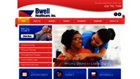 What Bwellhealthcareinc.com website looked like in 2020 (3 years ago)