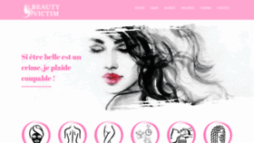 What Beautyvictim.com website looked like in 2020 (3 years ago)
