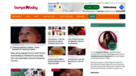 What Bumpsnbaby.com website looked like in 2020 (3 years ago)