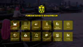 What Banjarmasinkota.go.id website looked like in 2020 (3 years ago)