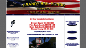 What Brandybailbonds.com website looked like in 2020 (3 years ago)