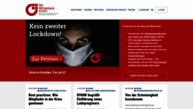 What Bvmw.de website looked like in 2020 (3 years ago)