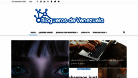 What Bloguerosdevenezuela.com website looked like in 2020 (3 years ago)
